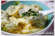 如何制作正宗浙江风味荠菜肉馄饨