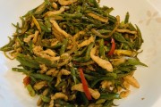 鸡油扁豆的做法及制作技巧，浙江菜经典家常菜谱