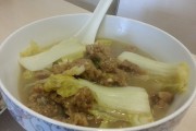 滑肉白菜的做法及详细步骤，浙江菜经典家常菜