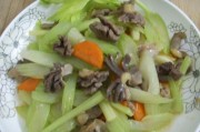 如何制作美味健康的浙江菜-西芹鸡肫