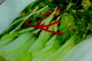 如何制作简单又美味的芝麻小白菜，家常浙江菜谱