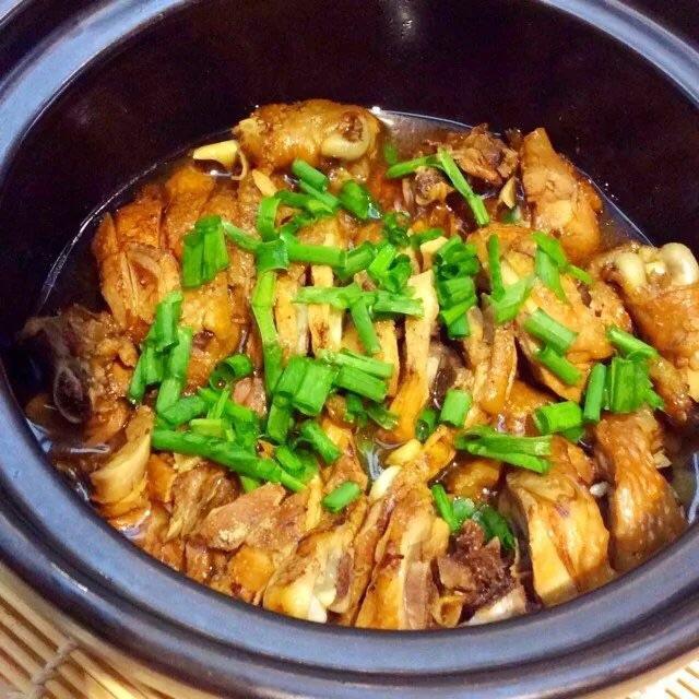锅油鸡