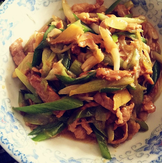 葱爆肉丝