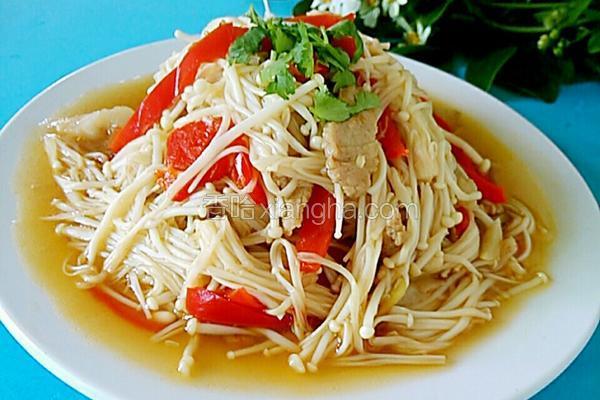 金针炒肉丝