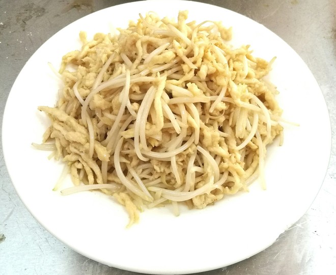 掐菜炒鸡丝