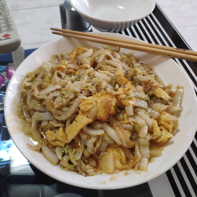 白菜木须