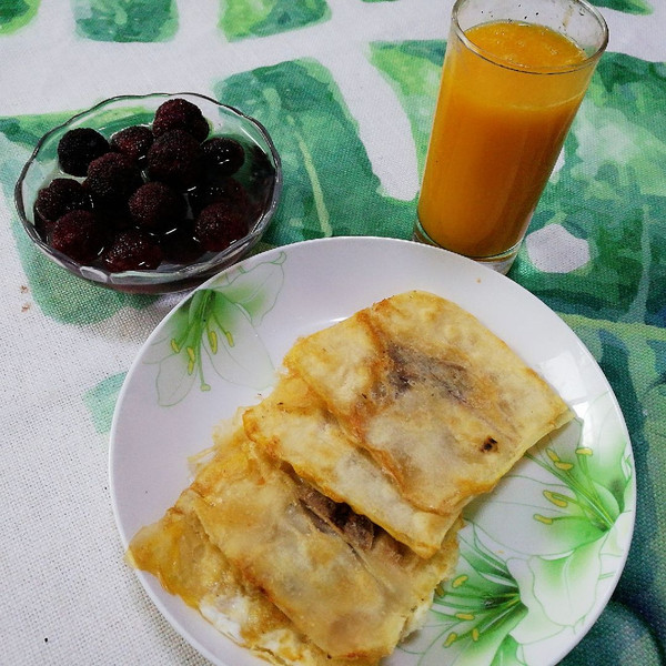 馄饨千层饼