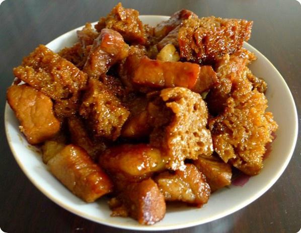 红烧烤麸