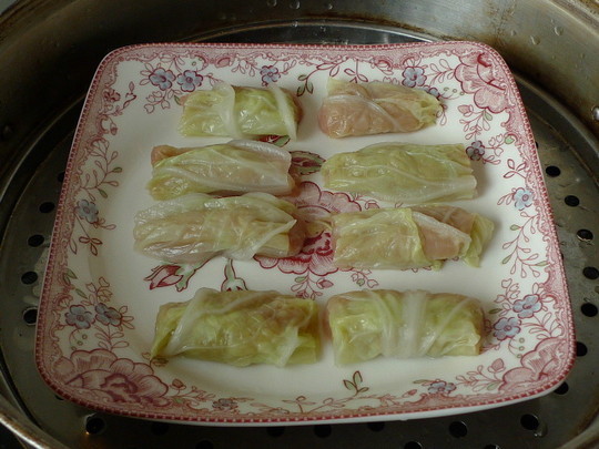 鸡汁菜卷