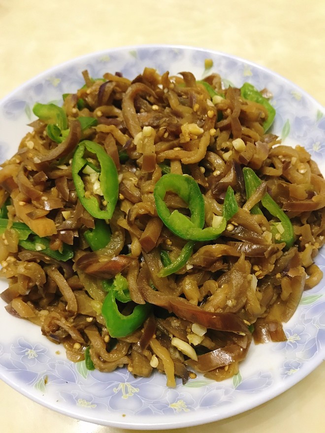炒茄丝