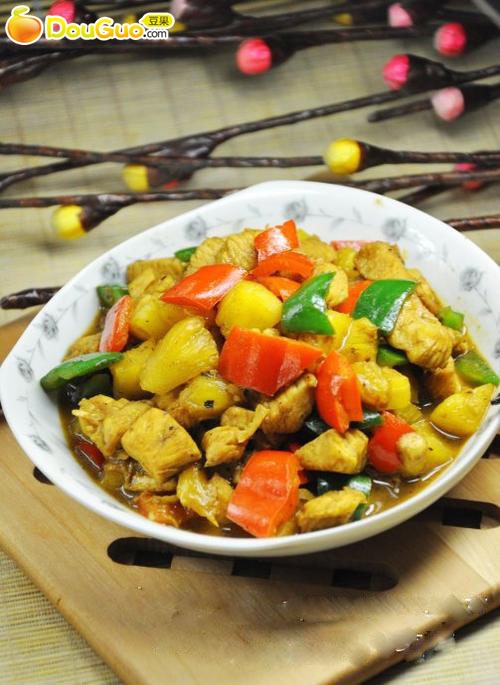 菠萝鸡丁