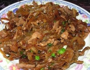 酱瓜炒肉丝