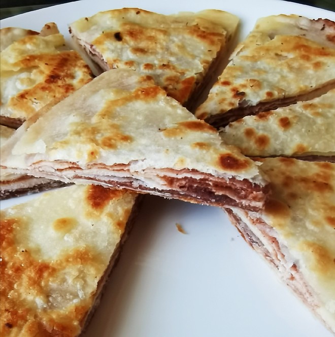 水饺豆沙煎饼