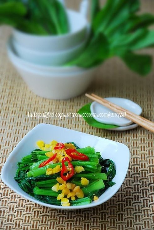 糖拌菜心