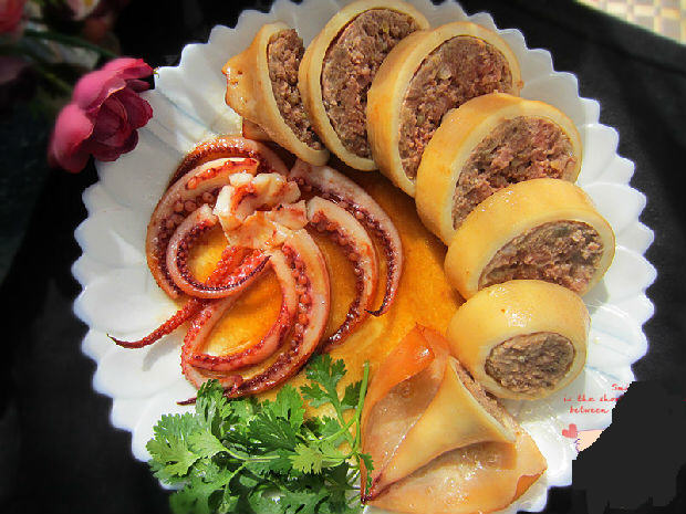 牛肉酿鲜鱿