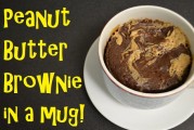 10分钟微波炉花生酱布朗尼杯，懒人必备快速甜点食谱