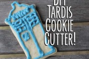 TARDIS饼干模具DIY教程，神秘博士主题糖饼干食谱