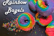 自制纽约网红彩虹贝果全攻略，附彩虹糖霜奶油奶酪配方