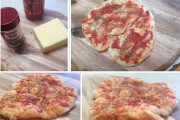 3分钟脆皮奶酪披萨，微波炉低卡食谱