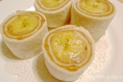 香蕉三明治寿司卷做法，5分钟快手早餐儿童便当食谱