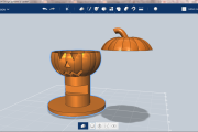 万圣节创意3D建模教程：南瓜烧烤装置制作全流程