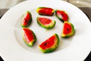 创意腰果西瓜甜点制作全攻略，传统甜点新造型