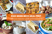 高效工作周备餐指南：8道懒人食谱+购物清单