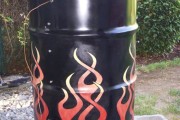 DIY鼓形烟熏炉制作全攻略：从焊接到火焰涂装完整教程