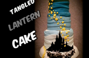 迪士尼《魔发奇缘》主题蛋糕制作全教程，天灯场景蛋糕装饰指南