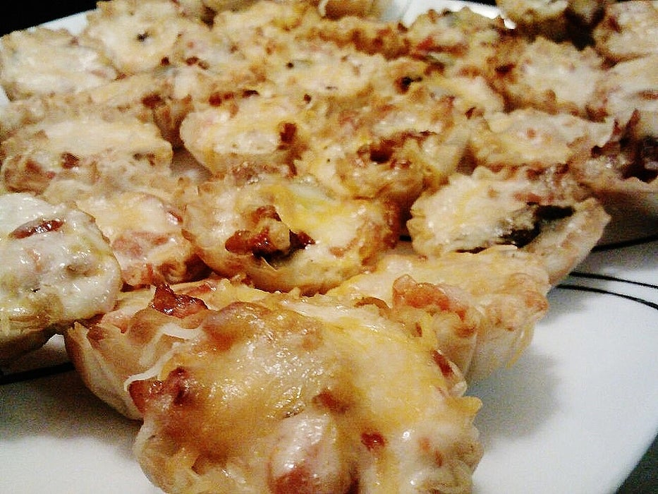 墨西哥培根罗特尔烘烤杯(开胃菜&派对小吃)