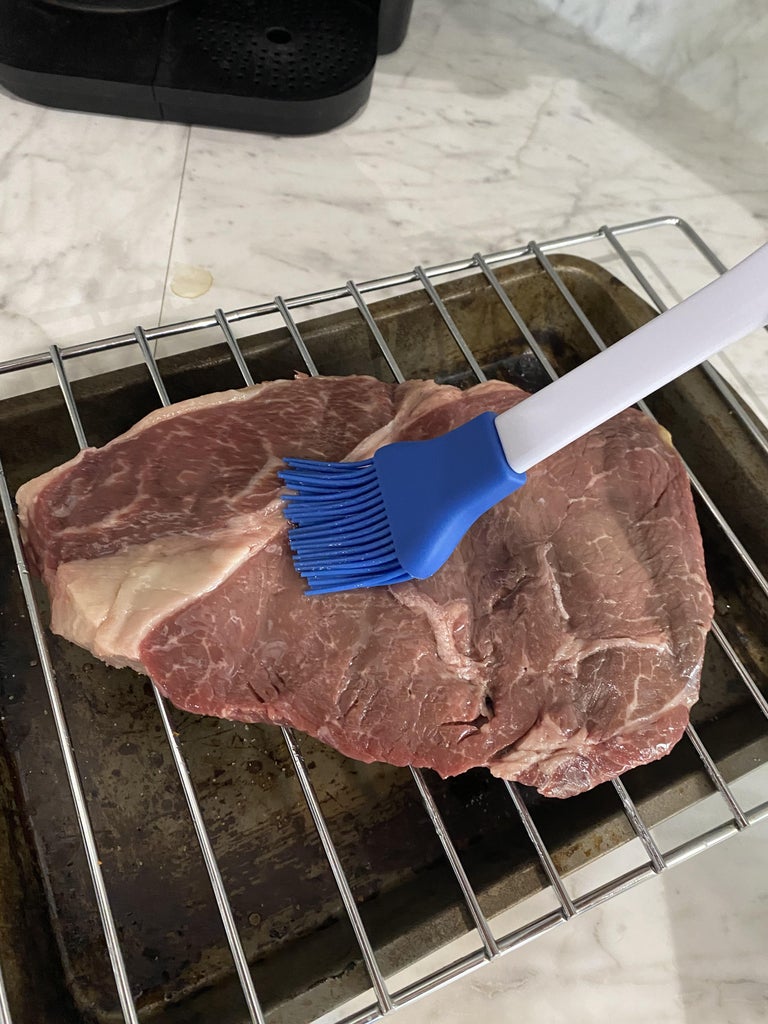 Raising and Oiling the Steak
