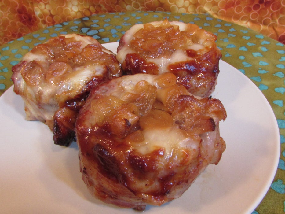 培根蜂蜜蒜香汉堡卷