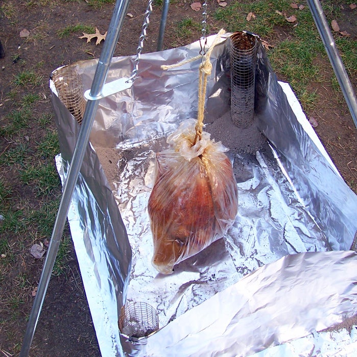 三脚架上的火鸡