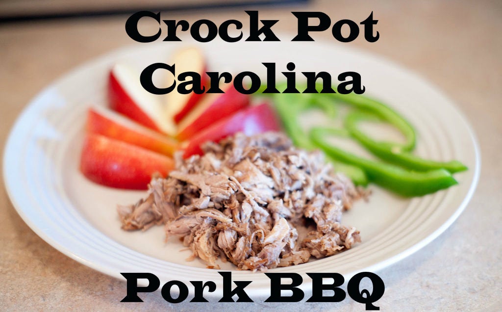 Paleo Carolina (Vinegar) Pork BBQ- Crock Pot