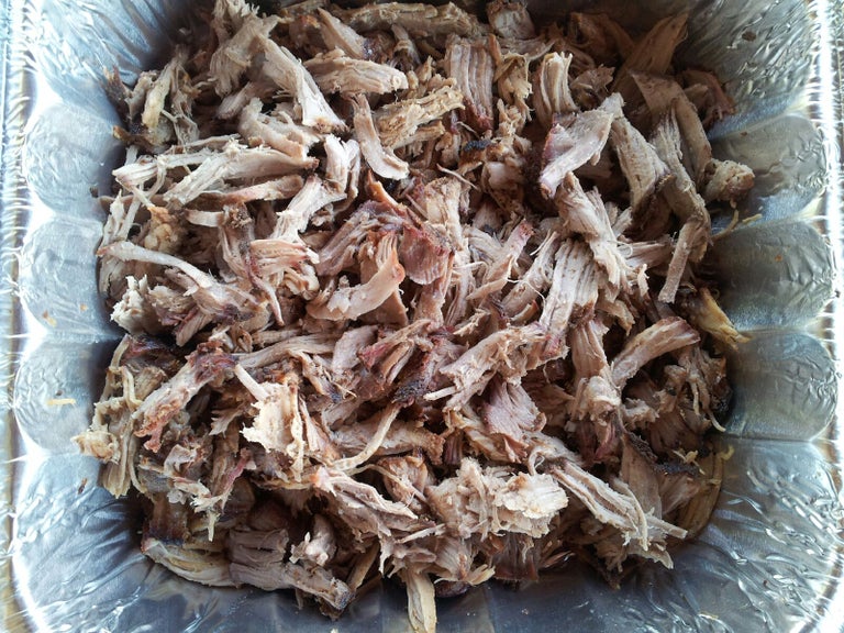 Shred Meat and Mix It  in the Sauce