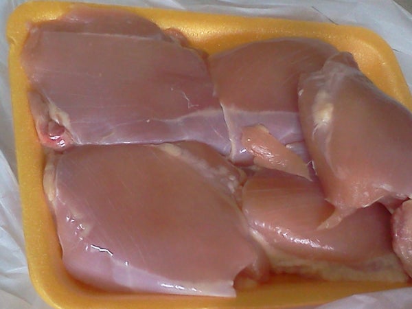 处理鸡肉