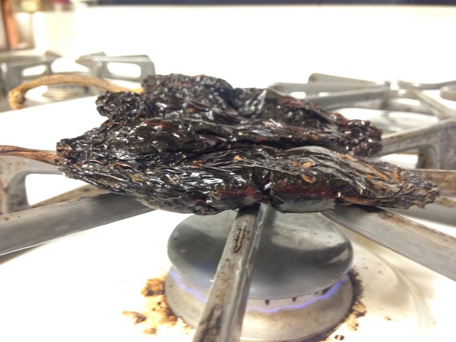 Prepare the Ancho Chiles