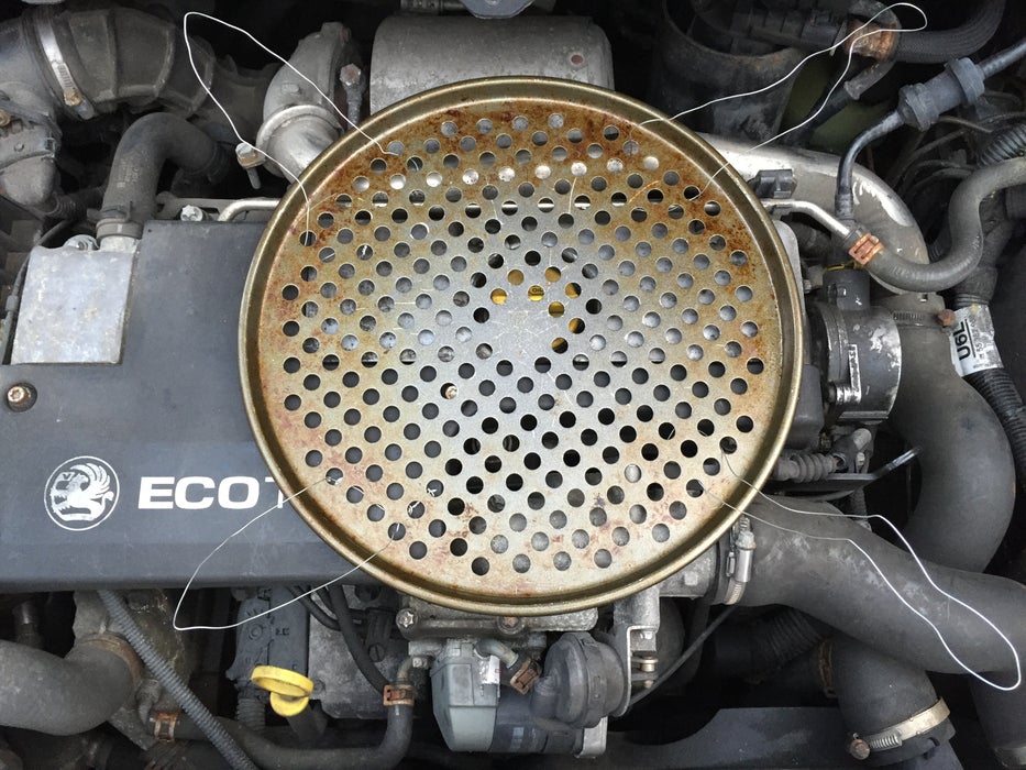 四个固定环特写