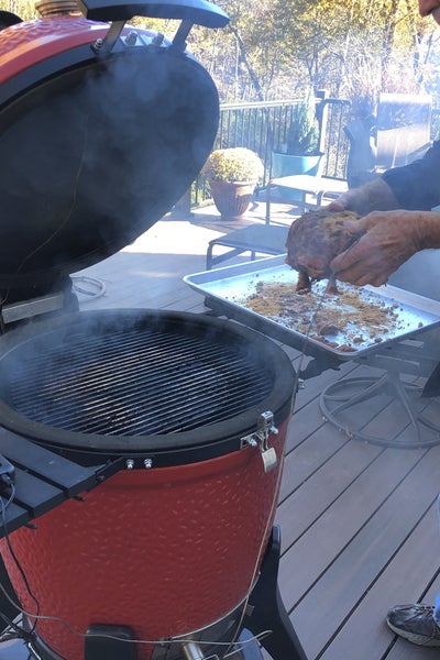 烟熏或烤箱收尾