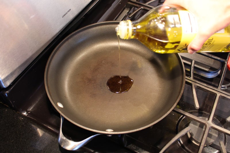 Sauteing the Vegetables
