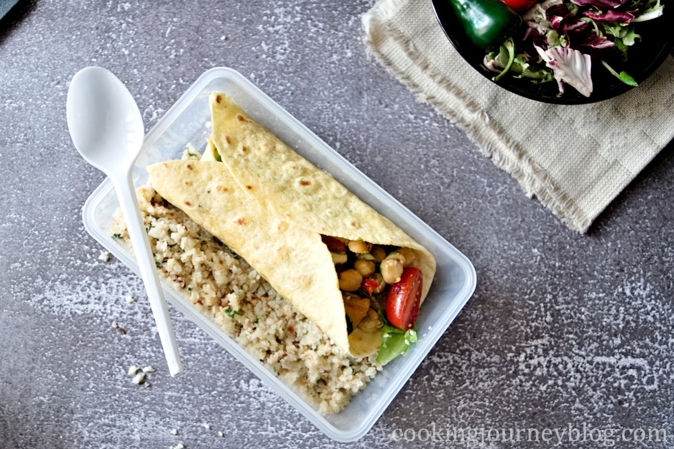 备餐2：午餐-豆腐卷饼