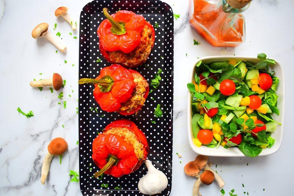 意式珍珠大麦酿彩椒