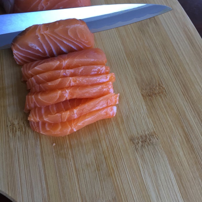 三文鱼黄鳍金枪鱼手握