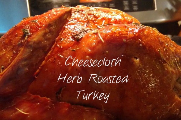 奶酪布香草烤火鸡