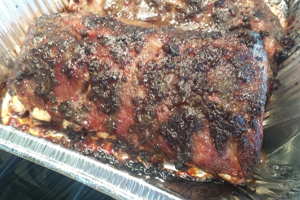 双倍炙烤黑莓墨西哥辣椒排骨