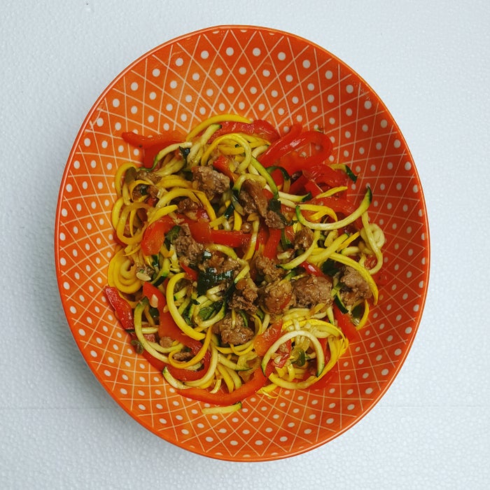 西葫芦醉意面条