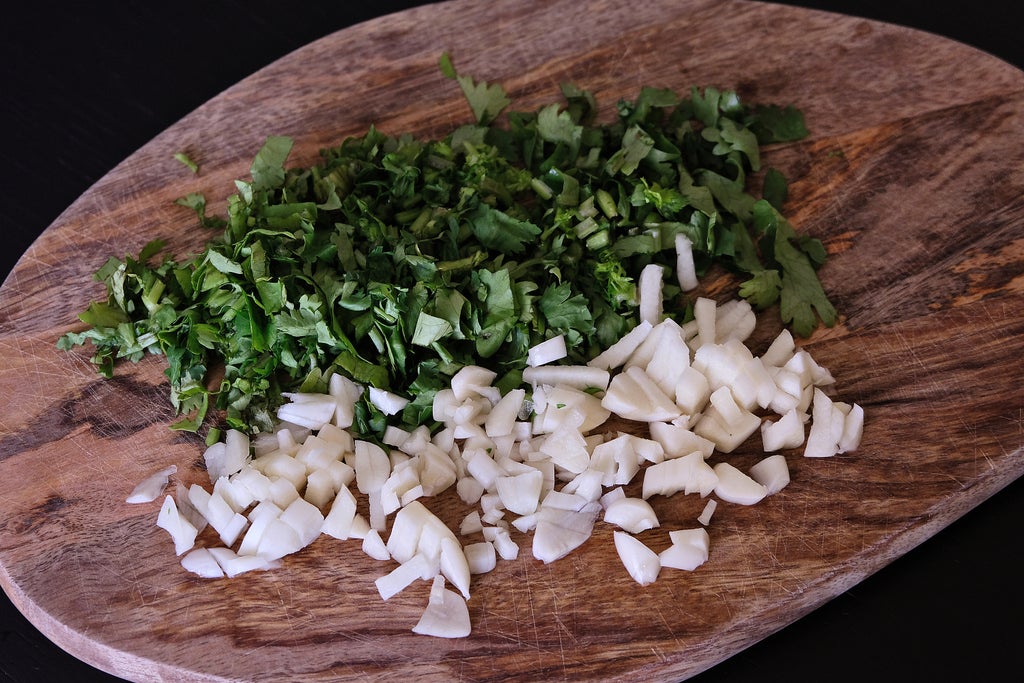 Cilantro and Garlic