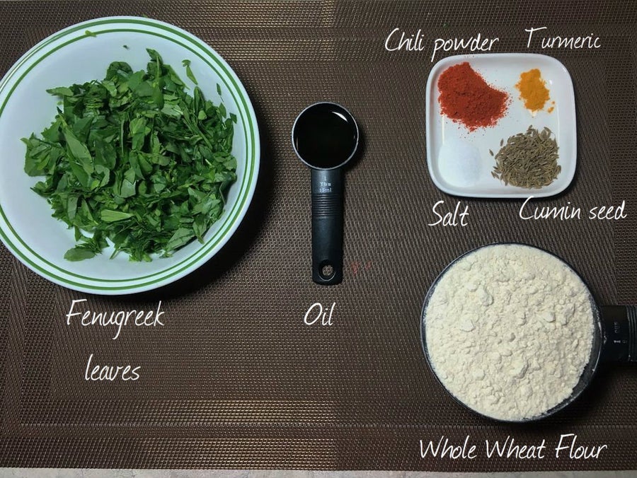 葫芦巴叶印度薄饼