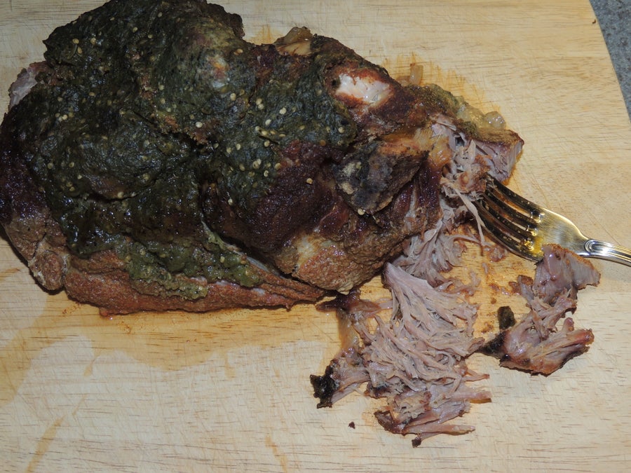 手撕猪肉 - 完成炖菜