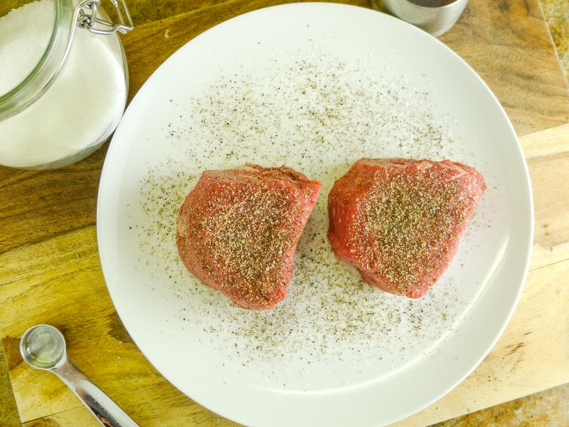 Season and Sear the Filets